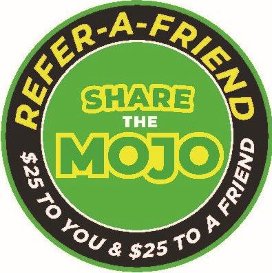 Share the MoJo and Refer a Friend for our Mosquito Control Services